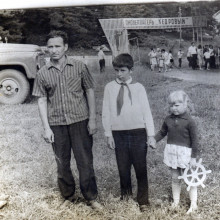 Дети на отдыхе. Деревня Некрасово, пионерлагерь «Кедровый». Томская область, 1968 год