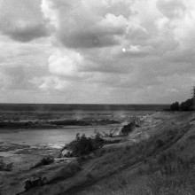 Набережная реки Томи, Лагерный сад, 1980-е. Г. Томск