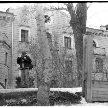 Дом по улице Крылова, 6а, г. Томск, 1993 год (2 кадра)