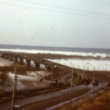 Мост через Томь. 1986 г.