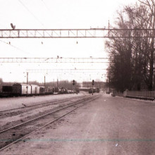 Станция Томск I, железнодорожные пути. 1980-е