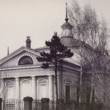 Здание Католического костела, улица Бакунина, 4. Томск, начало 1990-х годов