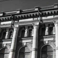 Фасад Дома Офицеров, 1970-е годы. Г. Томск