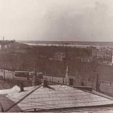 Вид на площадь Ленина, г.Томск. 1970-е