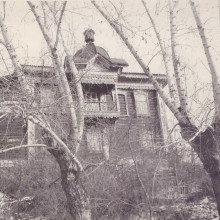 Деревянный дом на ул.Кузнечный взвоз. г.Томск. 1980-е