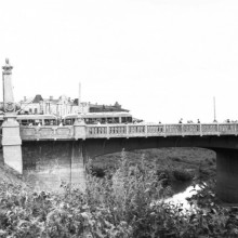 Томские трамваи. Каменный мост, г. Томск, 1960 - 1965 гг. 