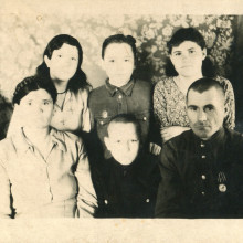 Мой дед, Тимофей Зигаев с семьей. 1940-1950-е г.г. г. Томск