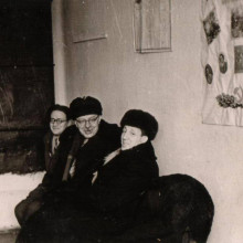 На избирательном участке (школа №4 на Алтайской ул.), Томск. 16 марта 1958 г.