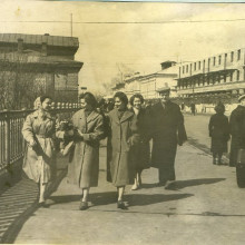 Остановка "Главпочтамт", г.Томск,  1950-е годы