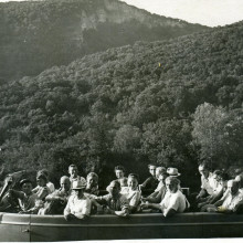 По дороге на гору Ахун (г. Сочи). 4 августа 1954 года