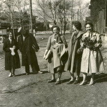 Томские студенты. 1957 год.