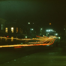 Проспект Ленина. Вид в сторону Почтамта. 1987 год.