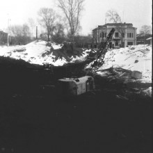 Реконструкция набережной р. Ушайка 1986 год.