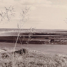 Вид на левый берег реки Томи, г. Томск, 1950-1960-е, фото Г. Абрамочкина
