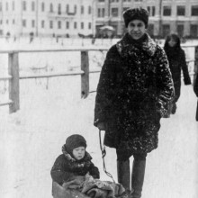 Зима 1940 в Томске